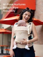 GROWNSY Baby Carrier Newborn to Toddler (7-44lbs), Ergonomic & Cozy Wraps Carrier - Image 6