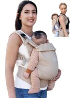 GROWNSY Baby Carrier Newborn to Toddler (7-44lbs), Ergonomic & Cozy Wraps Carrier - Image 10