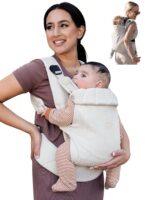GROWNSY Baby Carrier Newborn to Toddler (7-44lbs), Ergonomic & Cozy Wraps Carrier - Image 11