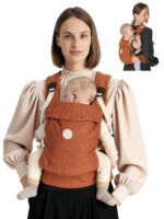 GROWNSY Baby Carrier Newborn to Toddler (7-44lbs), Ergonomic & Cozy Wraps Carrier - Image 12