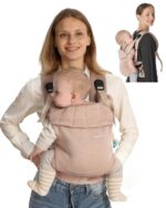 GROWNSY Baby Carrier Newborn to Toddler (7-44lbs), Ergonomic & Cozy Wraps Carrier - Image 15